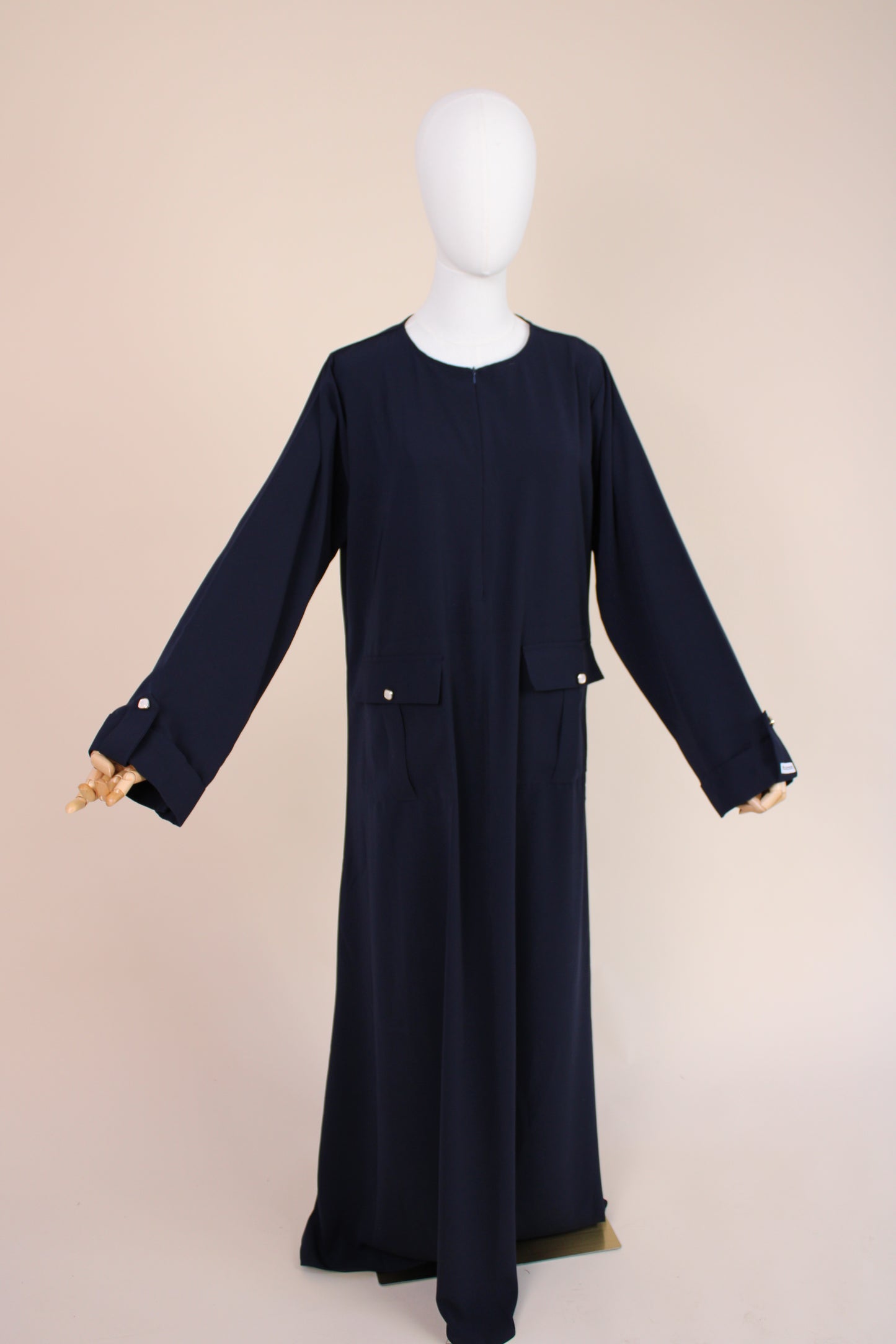 Wool Peach Abaya "Aisha"