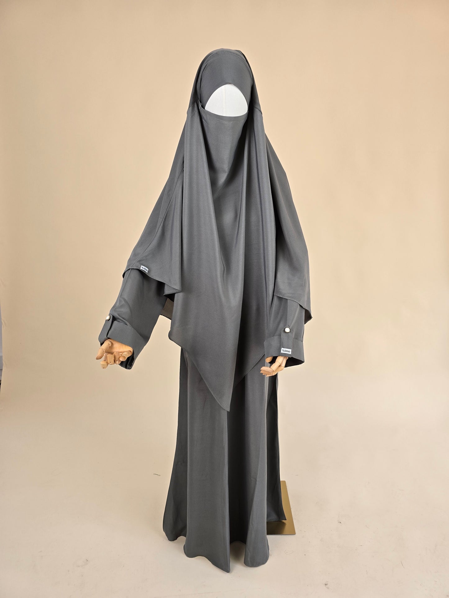 Wool Peach Abaya "Aisha"